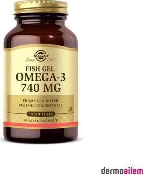 Fish Gel Omega 3 740 mg 50 Kapsül