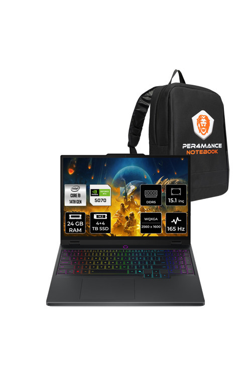 Legion 5 i9 14900HX 24GB 4TB+4TB SSD RTX5070/8GB 115W 15.1" QHD+ OLED 1000nits 165Hz FDOS