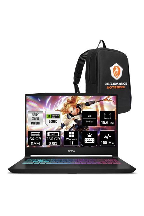 Katana 15 HX i9-14900HX 64GB 256GB SSD RTX5060/8GB 15.6" 2K QHD 165Hz W11P Gaming Laptop B14WFK