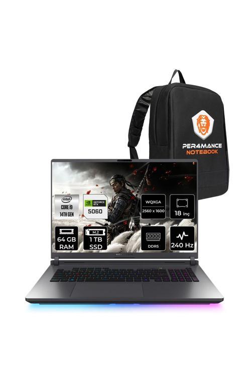Rog Strix G18 i9 14900HX 64GB 1TB SSD RTX5060/8GB 240Hz 16" QHD+ FDOS Gaming Laptop G815JMR