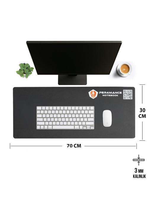 Notebook 70X30 Kaydırmaz Siyah Mouse Pad