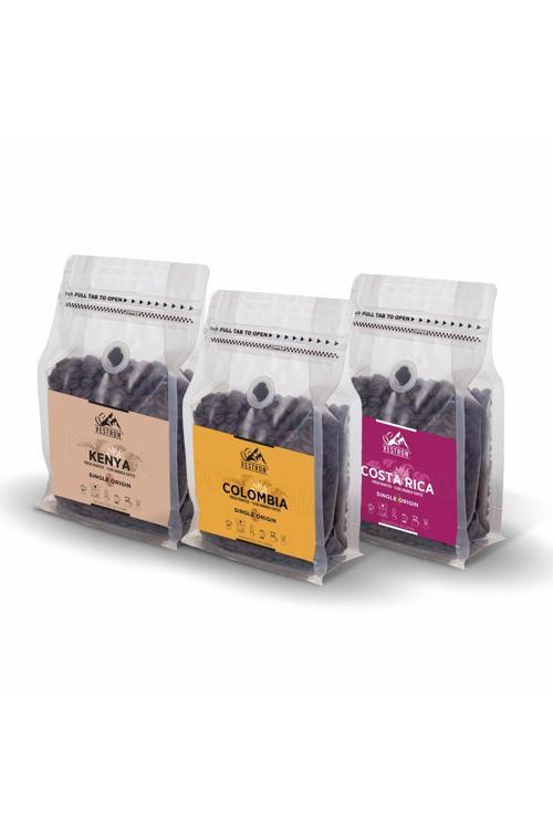 Avantaj Paketi 3X250Gr Kenya - Kolombiya - Kosta Rika Dünya Kahveleri Seti S3305