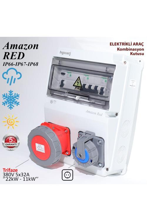 ''Amazon Red'' Elektrikli Araç Kombinasyon Kutusu, 5 Yıl Garanti