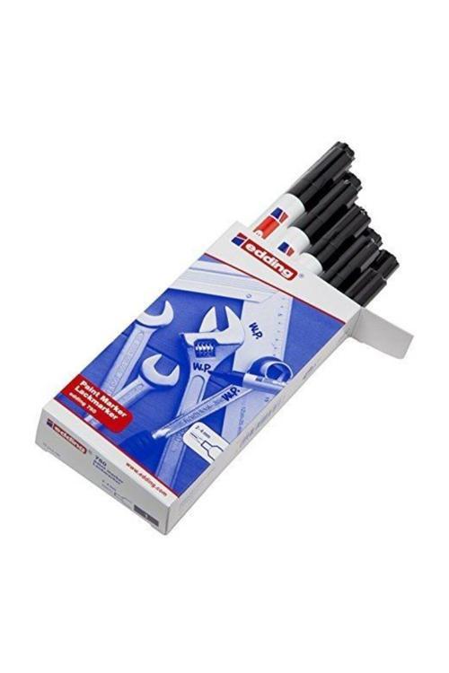 750 Markör Boya Kalemi 2-4 Mm Siyah Yuvarlak Uçlu (10 Lu Paket)