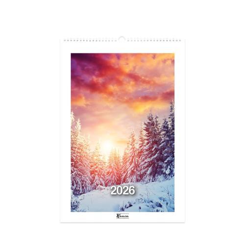 Keskin 2026-31*43 12 Yp.Spr.Duvar Takvimi-Manzaralar