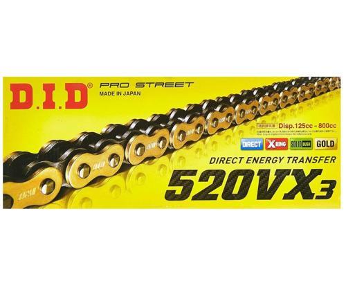 Yamaha WR 250 R X Did VX3 Xringli Zincir Gold