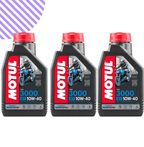 3000 10w40 Motorsiklet Yağı 3 Litre