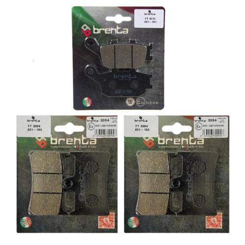 Yamaha MT-9 Ön ve Arka Fren Balata Takım Brenta BR43