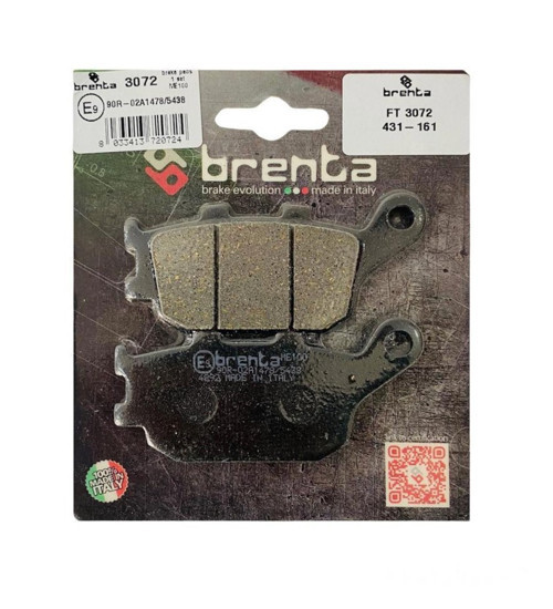 Yamaha Xj 6 2013-2016 Arka Fren Balata Brenta (made in italy)