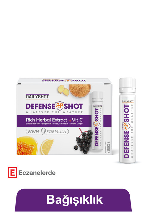Defenseshot Soğuk Algınlığına Karşı Bitkisel Gıda Takviyesi, Defense Shot 7'li