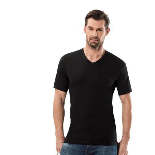 Erkek V Yaka Kısa Kol Atlet Ribana Kumaş 1109