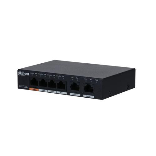 PFS3006-4GT-60 4 Port Gigabit PoE + 2 Port Uplink Yönetilemeyen PoE Swich