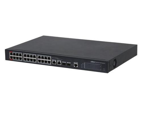 PFS4226-24ET-240-V3 24 Port PoE + 2 Port Uplink + 2 Port SFP Yönetilebilir PoE Switch