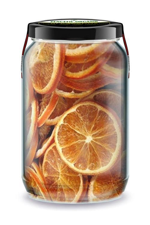 Portakal Kurusu Bi Kavanoz 660 cc. Cam Kavanozda Saf Katkısız Kuru Portakal Cipsi Dried Orange