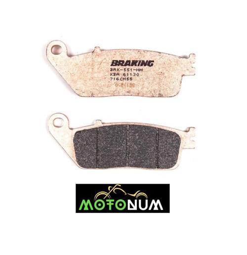 Honda Vt 750 Shadow Sinterli Ön Fren Balata Braking M0112