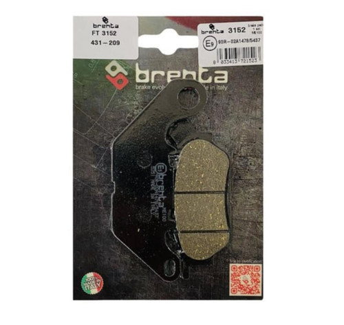 Yamaha NMAX 125 Arka Fren Balata Brenta (made in italy)