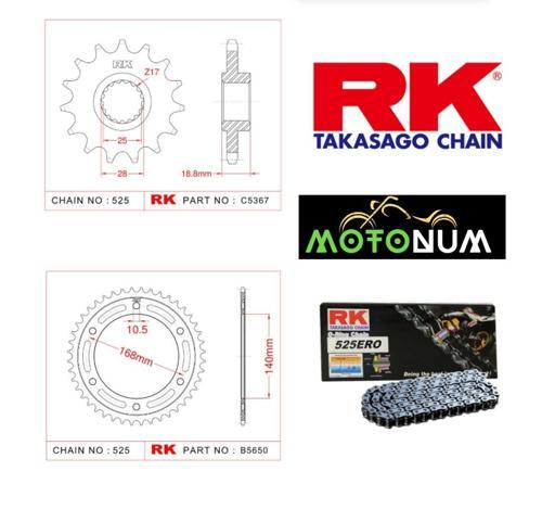 Bmw F 800 Gs Rk Premium Zincir Dişli Seti - Yüksek Performans Ve Uzun Ömür
