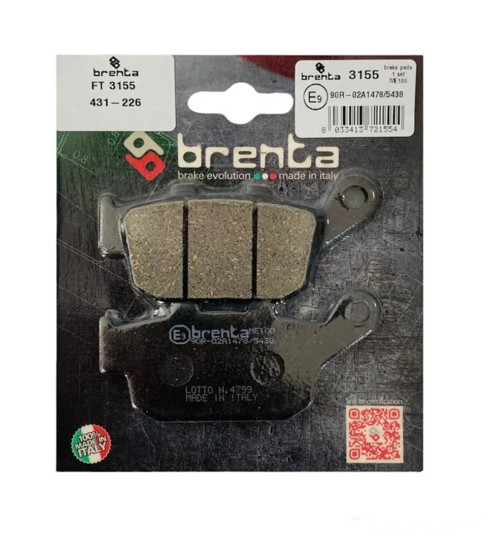 Honda Cbr 500 Arka Fren Balata Brenta (made in italy)