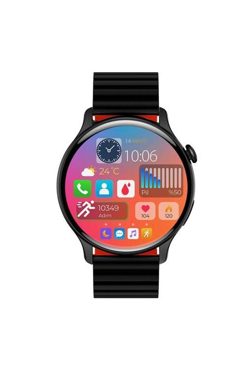 Atlasx Mate Amoled Aod Arama Cevaplama Tansiyon Stres Akıllı Saat