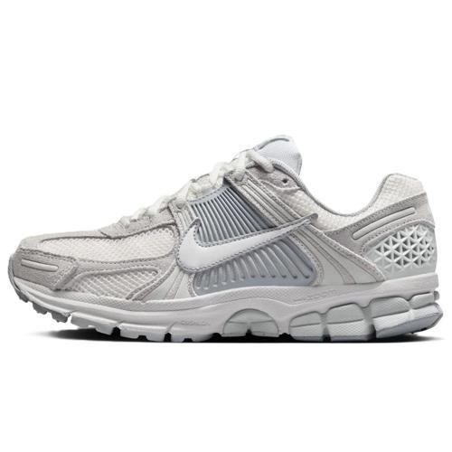 Bowerman Zoom Vomero 5 Unisex Sneaker Hakiki Deri Reflektörlü Kadın Günlük Spor Ayakkabı Gri