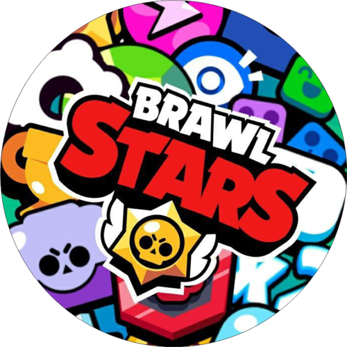 Brawl Stars Yuvarlak Pasta Yenilebilir Resim Baskı 20 cm 