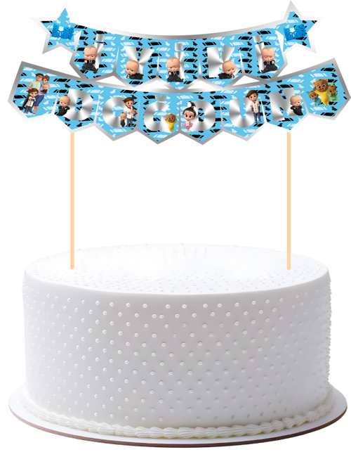 Baby Boss Pasta Üstü Banner