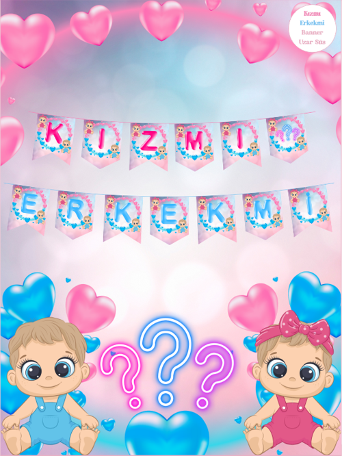 Cinsiyet Temalı Uzar Yazı Banner