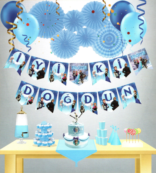 Frozen Temalı Uzar Yazı Banner