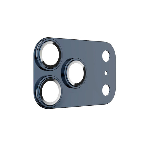 İphone 17 Pro Uyumlu Air Shild Anti Reflective Metal Kamera Lens Koruyucu Mavi