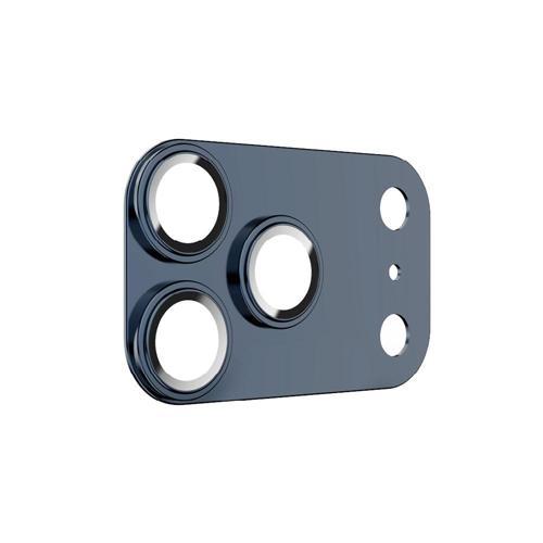 İphone 17 Pro Max Uyumlu Air Shild Anti Reflective Metal Kamera Lens Koruyucu Mavi