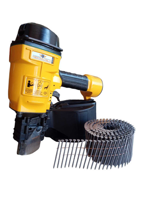 Cn70 45-70 Mm Havalı Palet Ve Sandık Rulo Çivi Çakma Tabancası