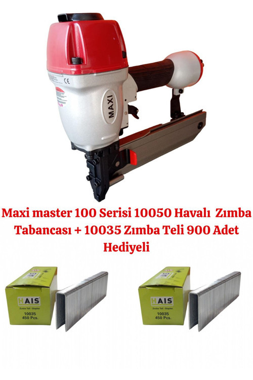 100 Serisi 10050 Havalı Zımba Tabancası + 10035 Zımba Teli 900 Adet Hediyeli