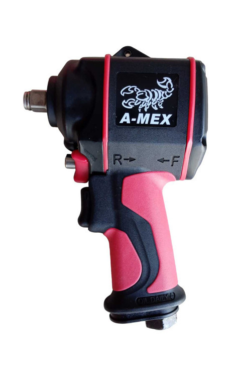M-0985T 1/2'' Havalı Mini Kompozit Somun Sökme Ikiz Çekiç
