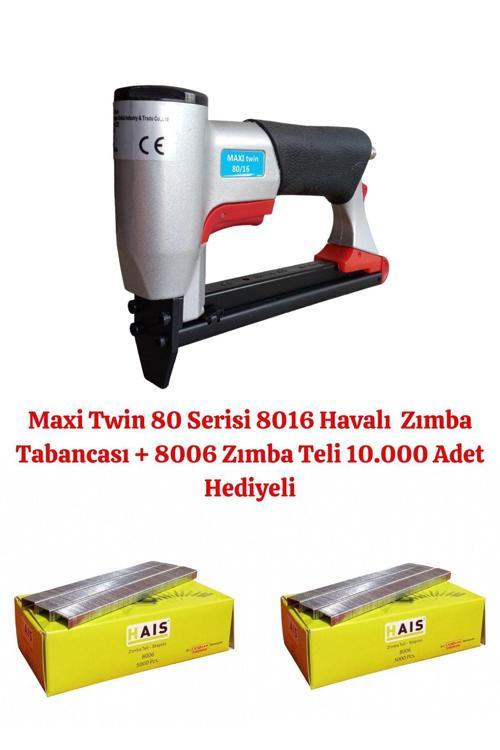 Maxi Twin 80 Serisi 8016 Havalı Zımba Tabancası + 8006 Zımba Teli 10.000 Adet Hediyeli