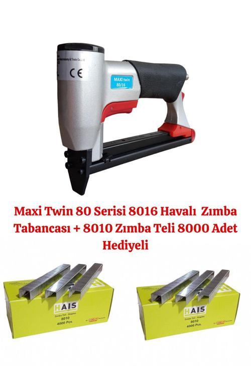 Twin 80 Serisi 8016 Havalı Zımba Tabancası + 8010 Zımba Teli 8000 Adet Hediyeli