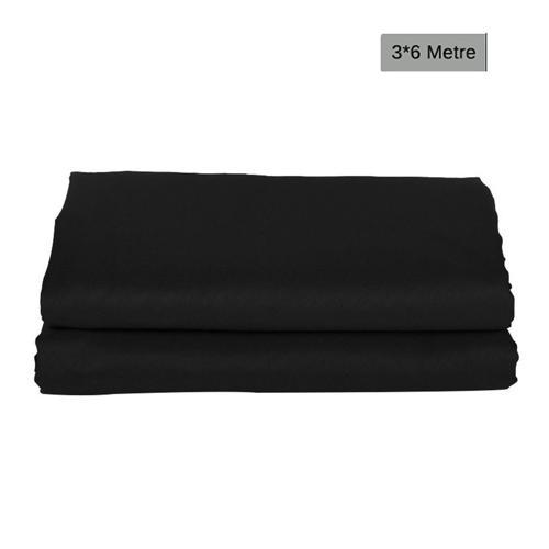 Kumaş Fon Siyah (3x6 Metre) Katlanabilir / Yıkanabilir