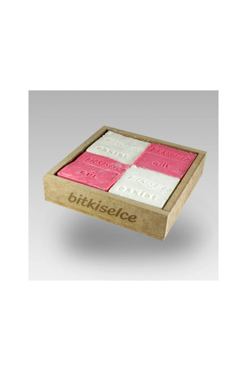 El Yapımı Gül&Orkide Sabunu 450 Gr. 4 Kalıp