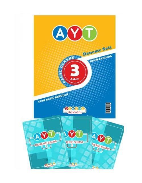 Deneme Ayt Deneme Seti 3Lü