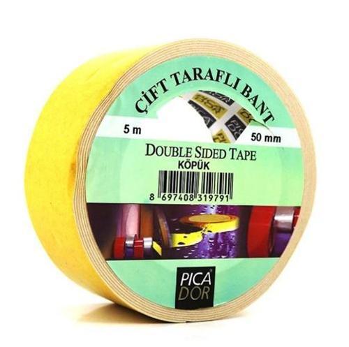Picador Köpük Çift Taraflı Bant 50X5Mt - 2 adet