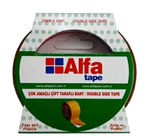 Alfa Çift Taraflı Bant 24Mmx20Mt - 2 adet