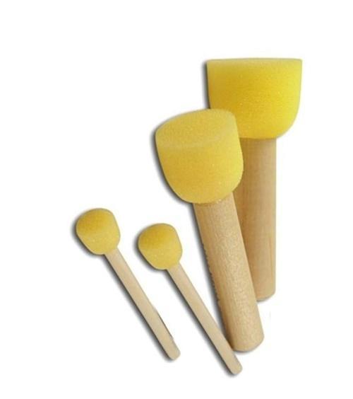 Sünger Ponpon Fırça 4 lü - 2 set