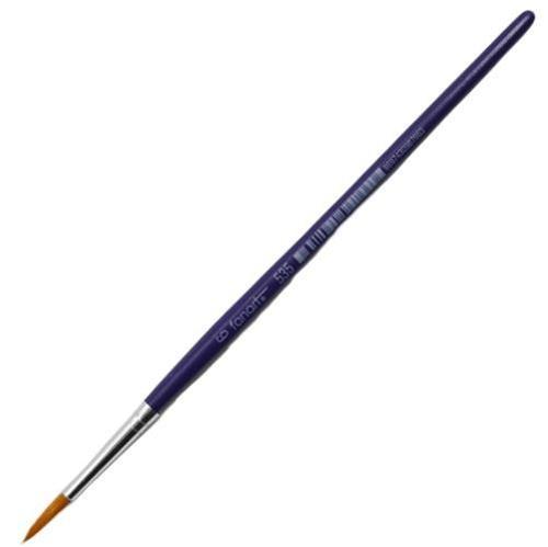 Sentetik Fırça Yuvarlak Uç Seri 535C No:6 - 2 adet