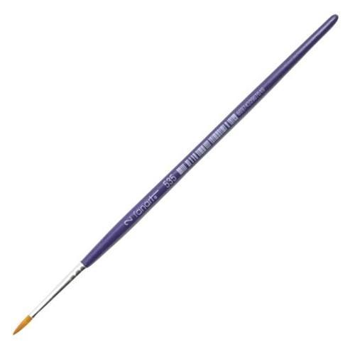 Sentetik Fırça Yuvarlak Uç Seri 535C No:2 - 3 adet
