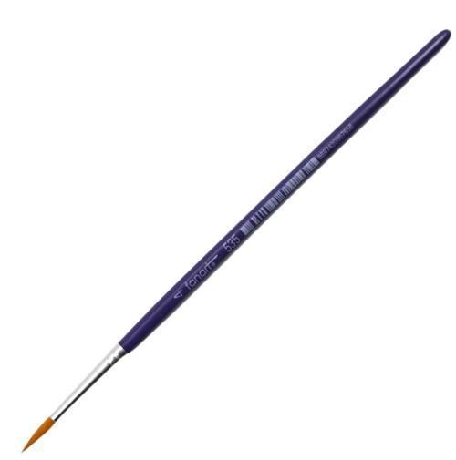 Sentetik Fırça Yuvarlak Uç Seri 535C No:4 - 3 adet