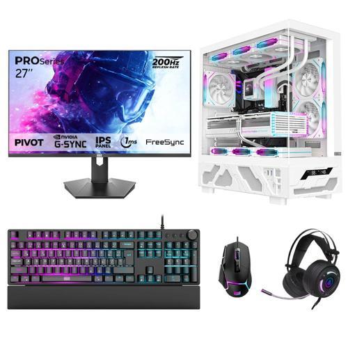 DRx7652 Ryzen 7 5700X 32GB 1TB NVMe 8GB RTX5060 27 İnç 200Hz 1ms Oyuncu Hazır Sistem
