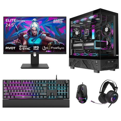 DRx7705 Ryzen 5 5600 32GB 1TB NVMe 16GB RTX5060Ti 24.5 İnç 500Hz 1ms Oyuncu Hazır Sistem