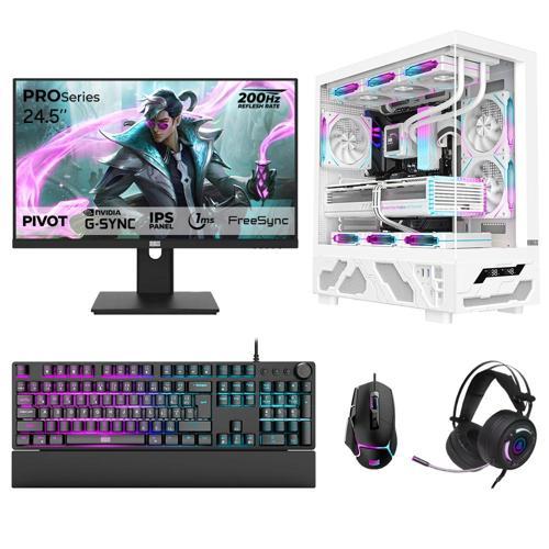 DRx7740 Ryzen 5 7600 32GB 1TB NVMe 16GB RTX5060Ti 24.5 İnç 200Hz 1ms Oyuncu Hazır Sistem