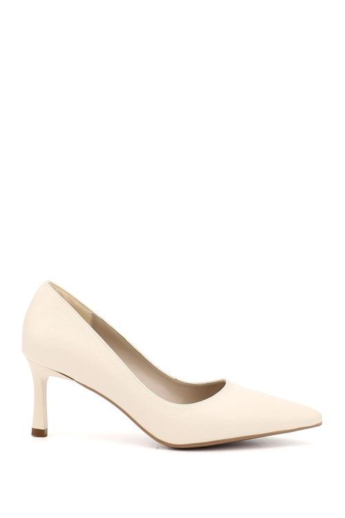 Kadın Ten Sivri Burun İnce Topuklu Stiletto