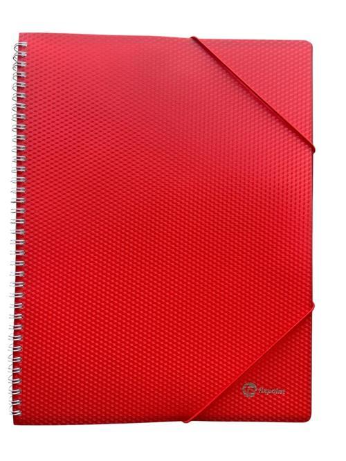 Spiralli Sunum Dosyası 40 Yaprak Spiralli Sunum Dosyası, Kırmızı