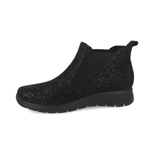 Kadın Bot 27 R17 AX Fly Flot LEATHER WOMAN ANKLE BOOT 2003-Black